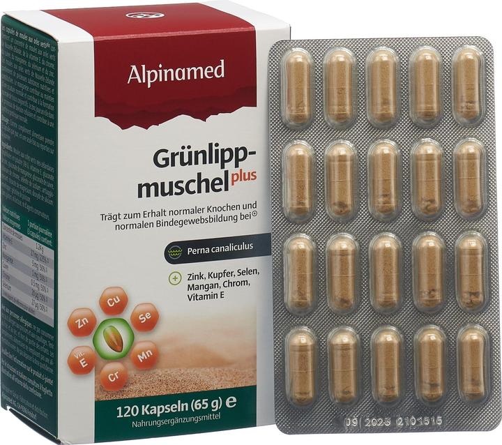 Produktbild Alpinamed Grünlippmuschel (120 Stück, Kapseln, 140 g)