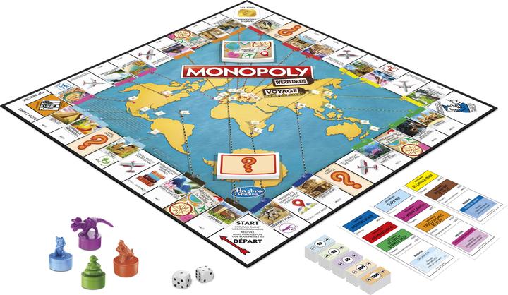 Image du produit Hasbro Gaming Monopoly Wereldreis (Français, Néerlandais)
