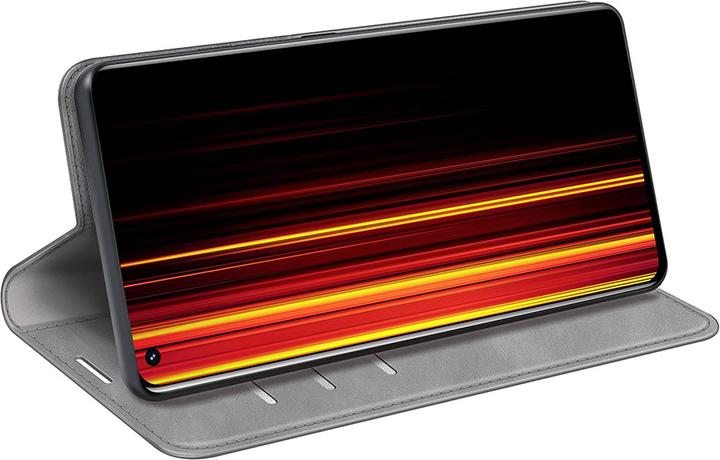 Produktbild Cazy Book Case Kompatibel mit Realme GT Neo 3T - Hülle klappbar Magnetisch Kunstleder - Grau (Realme GT Neo 3T)
