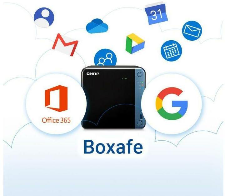 Actual product image QNAP Boxafe for Microsoft 365 100 Users 1 Year Physical Package