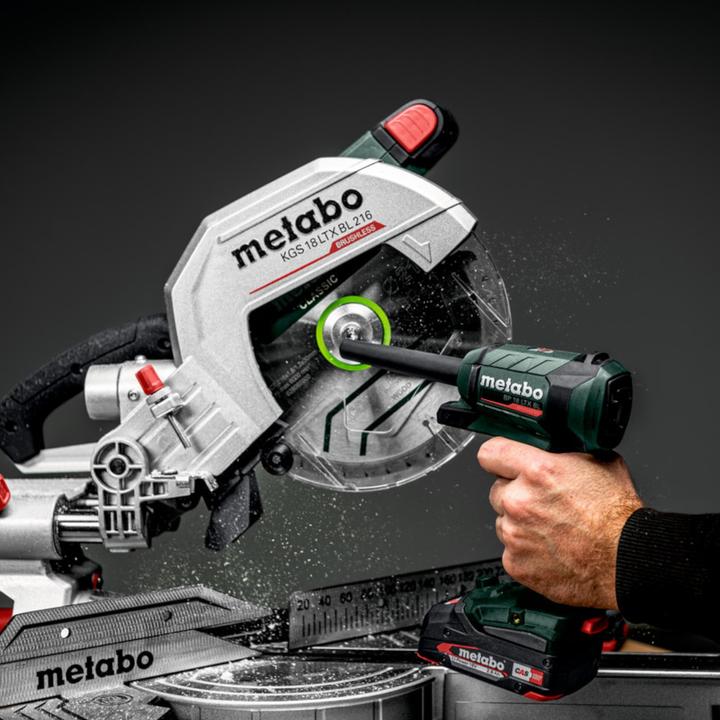 Produktbild Metabo BP 18 LTX BL Akku Blaspistole 18 V Brushless + 1x Akku 4,0 Ah + Ladegerät (Akkubetrieb, Werkstattgebläse)