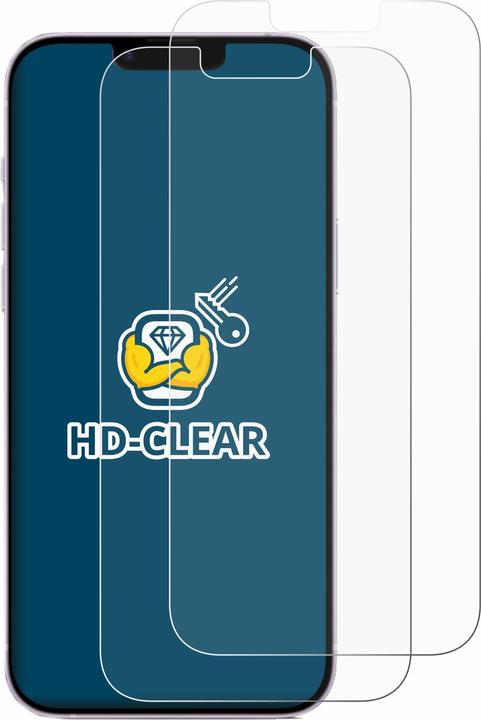 Actual product image BROTECT Screen Protector Clear (2 Piece, Apple iPhone 14 Plus)