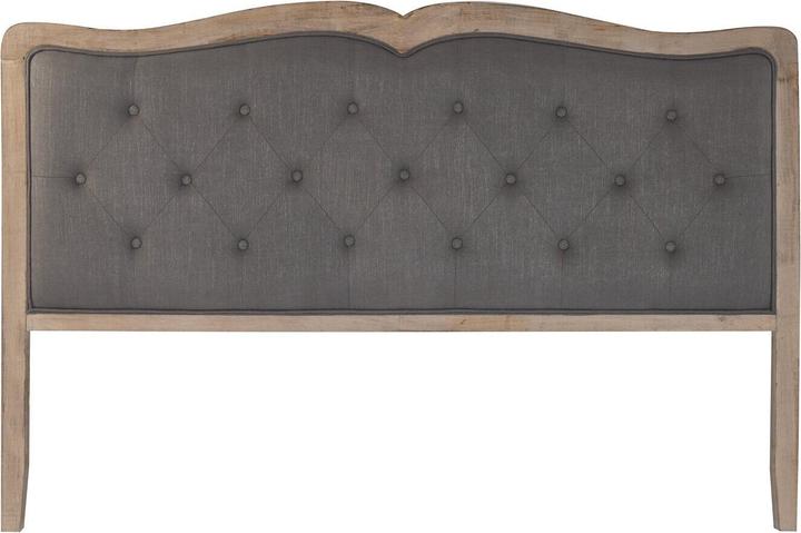 Actual product image DKD Home Decor Headboard Dark grey Oak 180 x 10 x 120 cm