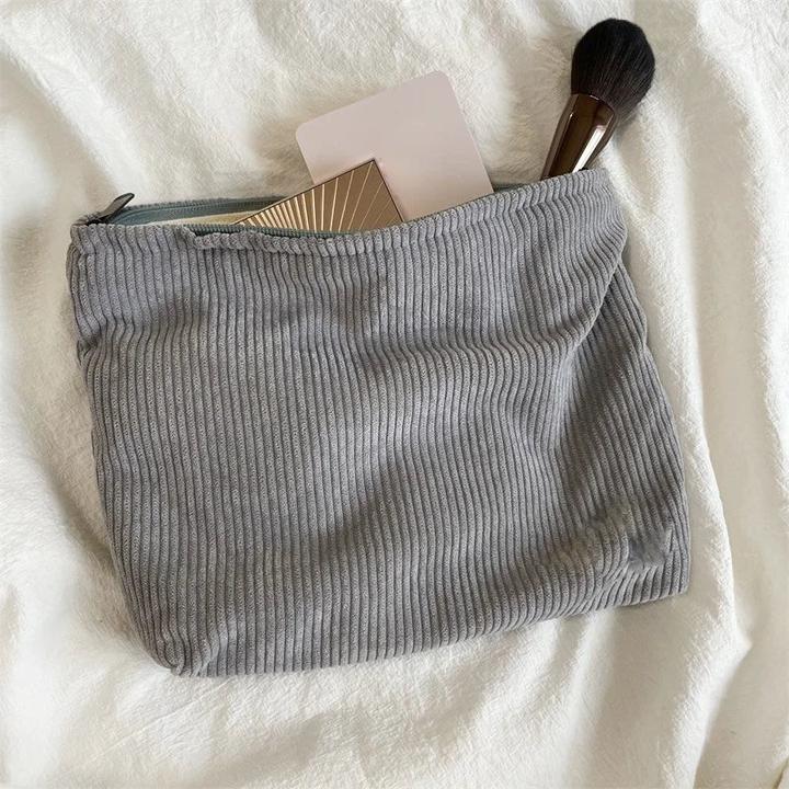 Produktbild Only-Bags.Store Cord Reise Kosmetiktasche Portable Make-up Aufbewahrungstasche Geldbörsen grosse Kapazität