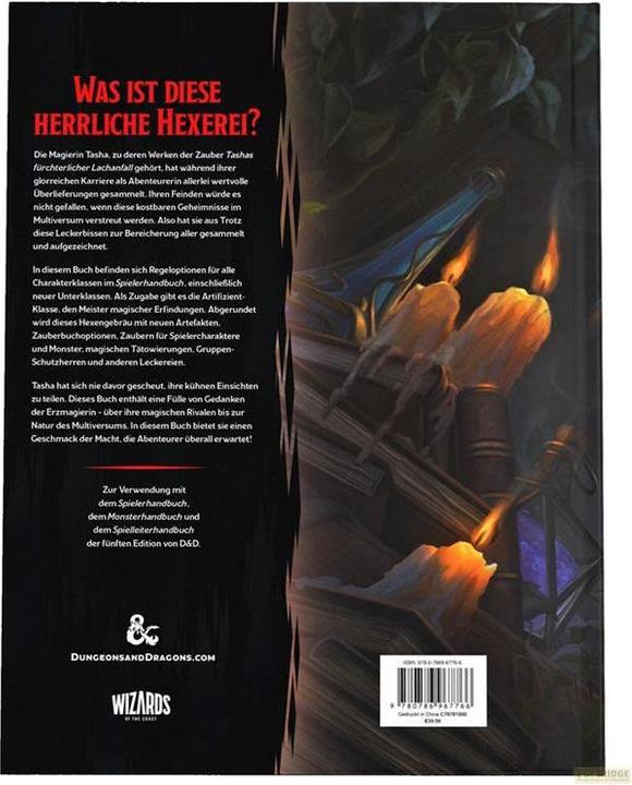 Produktbild Wizards of the Coast Dungeons & Dragons - Tasha’s Cauldron of Everything - Deutsch (Deutsch)