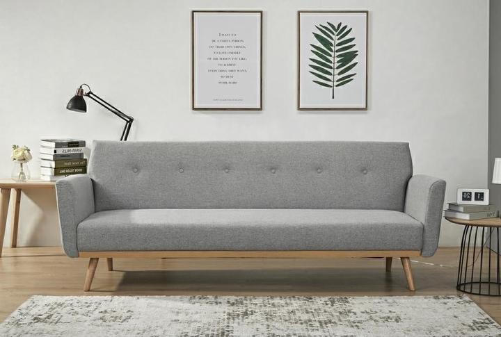 Image du produit SalesFever Canapé-lit structure gris clair (Canapé-lit)