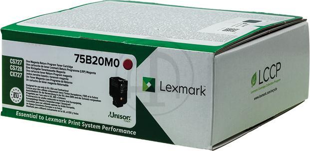 Actual product image Lexmark 75b20m0 (M)
