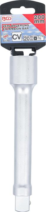 Actual product image BGS Extension Bar 20 mm (3/4") 200 mm