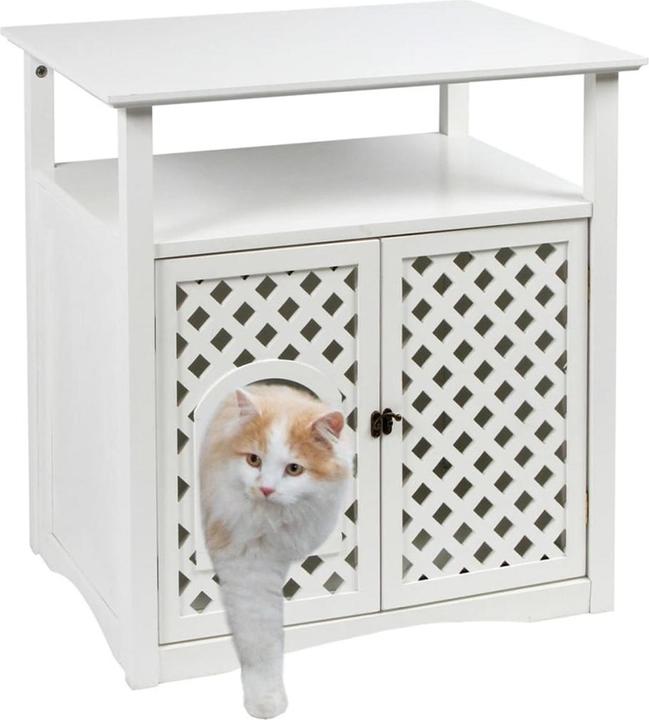 Actual product image Kerbl Cat house for litter tray Helena (Cat litter box closed)