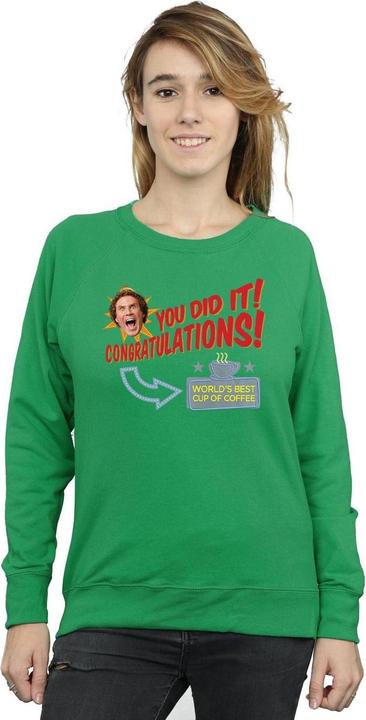 Immagine prodotto Elf World's Best Coffee Felpa Donna (M)