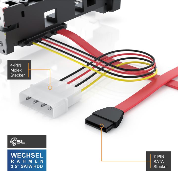 Actual product image CSL 3.5" to 5.25" interchangeable frame