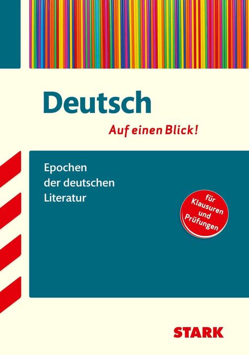 Image du produit Training Deutsch Gymnasium Epochen der deutschen Literatur (Allemand, Markus Hille, 2018)