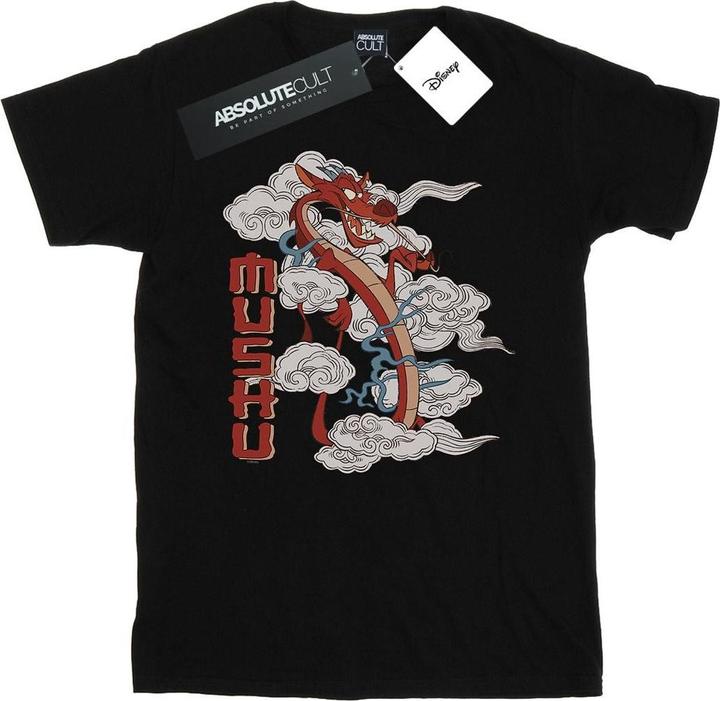Actual product image Disney Womens/Ladies Mulan Mushu Dragon Cotton Boyfriend T-Shirt (5XL)