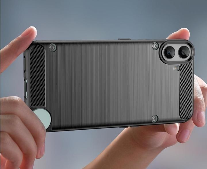 Actual product image Screenguard Carbon Brushed Soft TPU (Nothing CMF Phone 1)