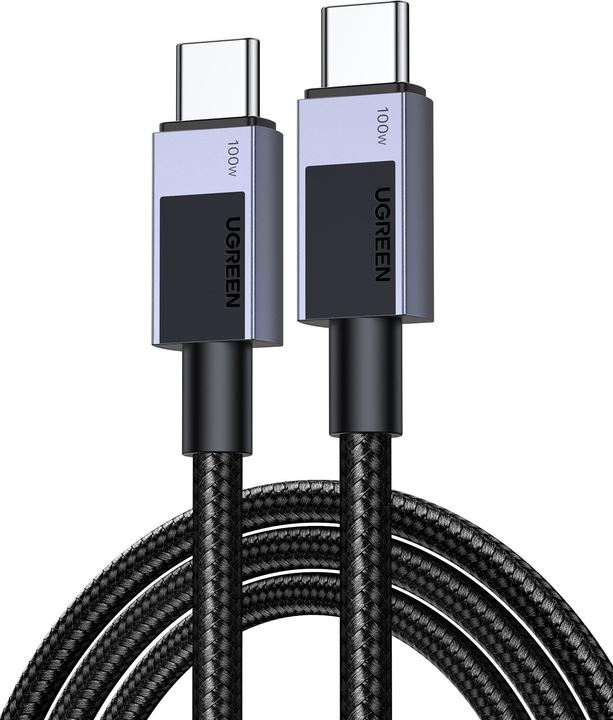 Actual product image Ugreen USB-C to USB-C PD charging cable L512 (gray) 0.5m (0.50 m)