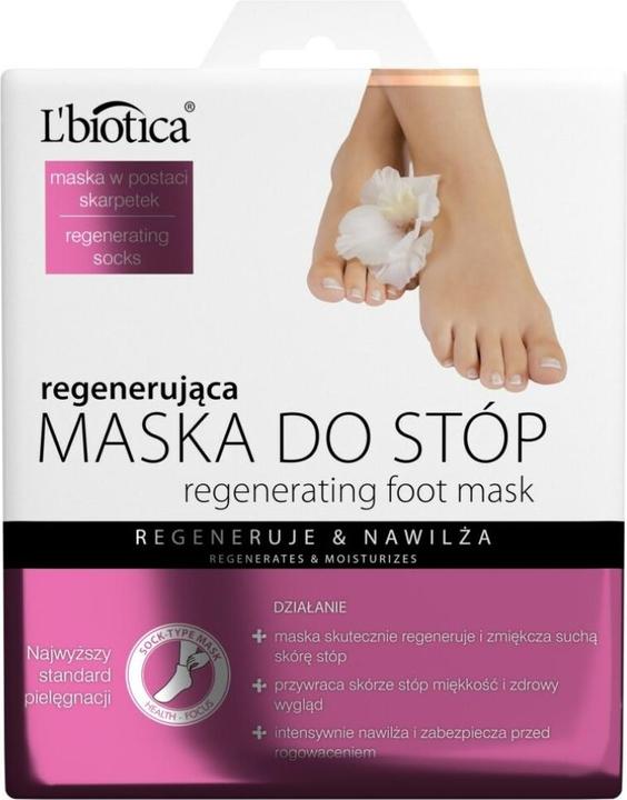 L´Biotica Foot Mask Regenerating (Fussmaske, 32 ml)