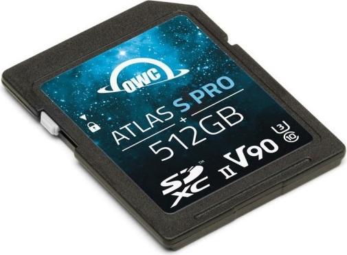 Produktbild OWC Atlas S Pro SDXC UHS-II V90 Media Card 512GB (512 GB, SD, UHS-II)