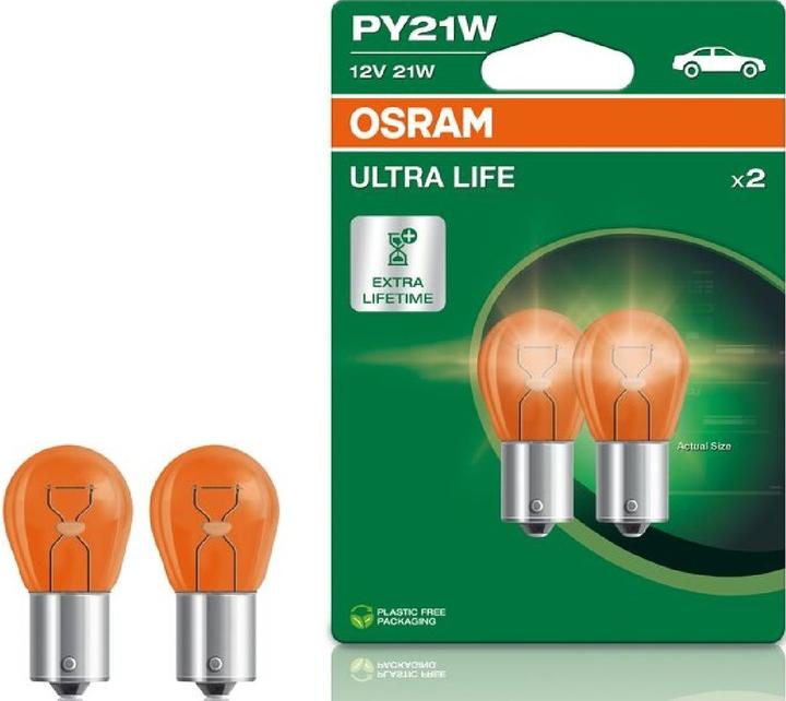 Osram 4062172394871 Signal Ampoule Ultra Life PY21W 21 W 12 V (PY21W)