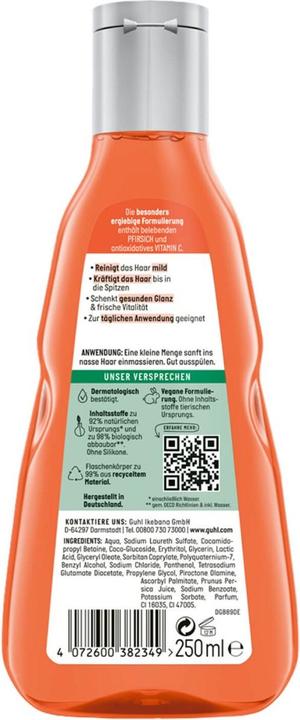 Produktbild Guhl Frisch & Fruchtig Shampoo mild (250 ml, Flüssiges Shampoo)