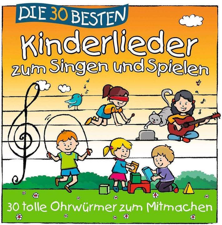Image du produit Les 30 meilleures chansons pour enfants à chanter et à jouer (Simone Sommerland, K. & Kita-Fröschen Glück, Allemand)