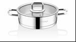 Actual product image Hermia Aldo (24 cm, Pot, Stainless steel)