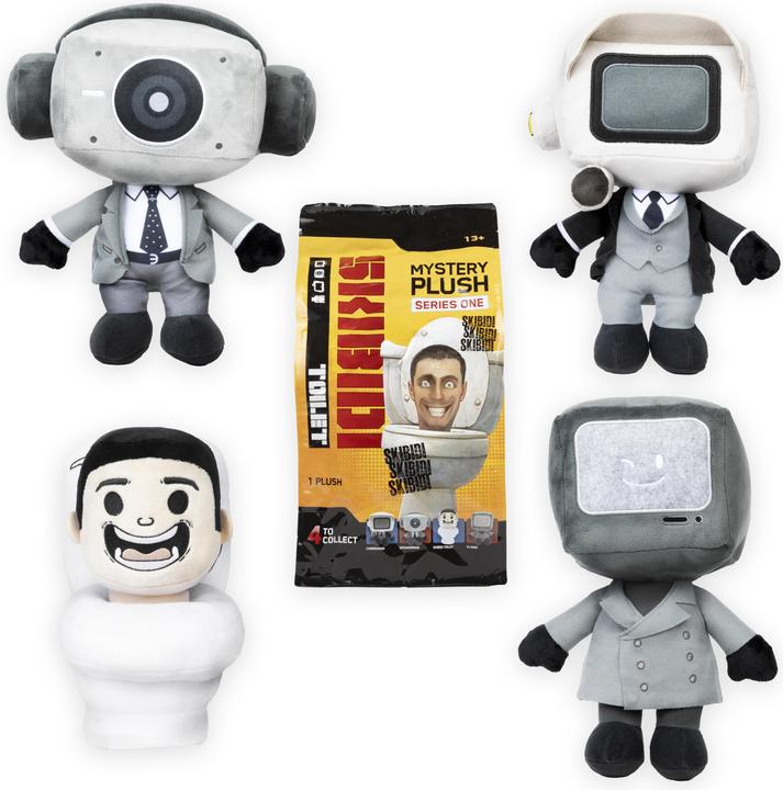 Productafbeelding Skibidi Toilet Mystery Plush - verzamelbare pluche, gloednieuwe verzamelobjecten, officieel gelicentieerd product (37.30 cm)