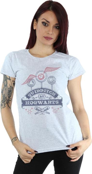 Actual product image Womens/Ladies Quidditch At Hogwarts T-Shirt (XL)