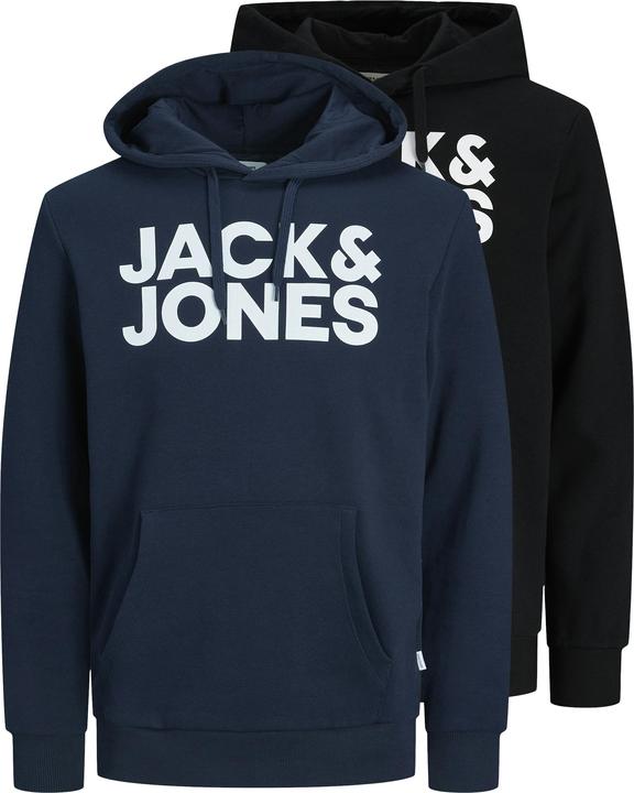 Jack & Jones 2er-Pack Logo Hoodie