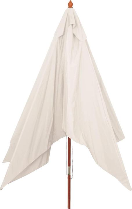 Immagine prodotto Swisshandel24 Ombrellone, Ombrellone da giardino Ombrellone da mercato, 3x4m Poliestere/Legno 6kg - crema (4 m)