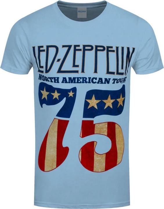 Immagine prodotto Led Zeppelin Maglietta da adulto del 1975 North America Tour (L)