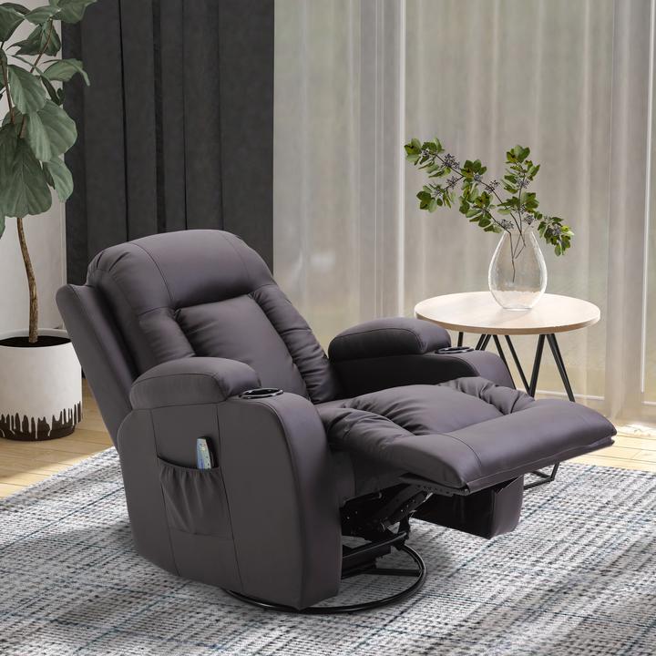 Produktbild Homcom Massagesessel mit Wippfunktion und Wärmefunktion