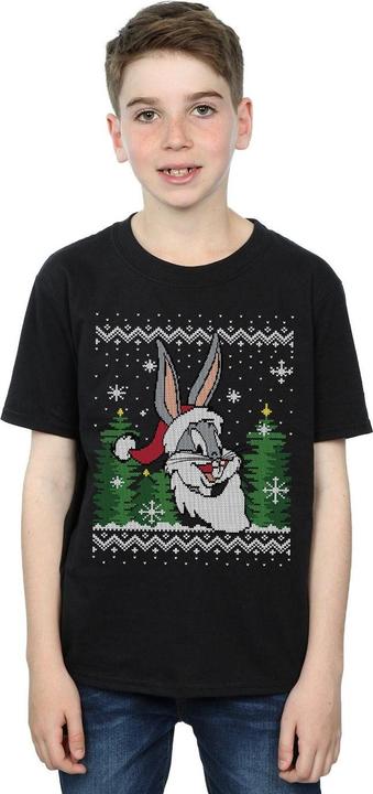 Immagine prodotto Looney Tunes Bugs Bunny Christmas Fair Isle Maglietta Ragazzi (116)