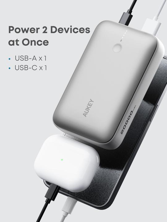 Productafbeelding Aukey Spark Mini (20000 mAh, 20 W, 74 Wh)