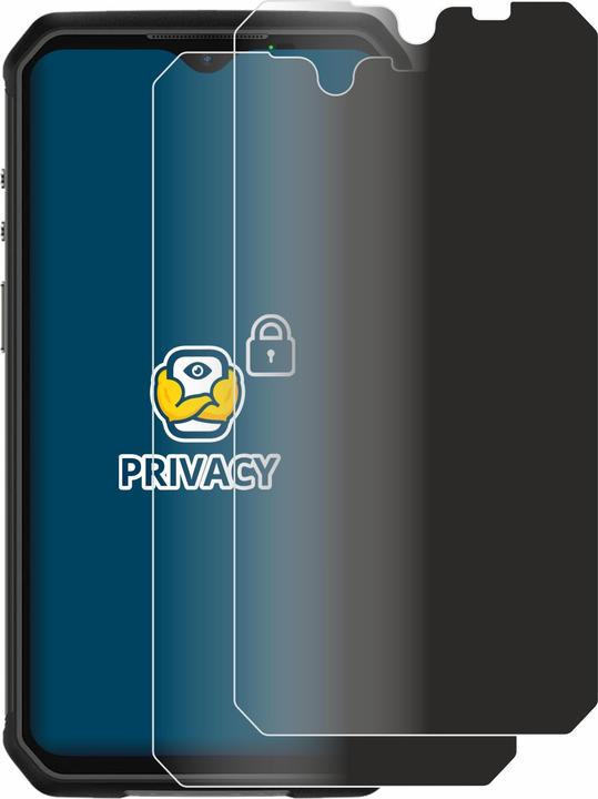 Productafbeelding BROTECT Anti-spionnetje privacyfolie Beschermfolie tegen blauw licht (2 Stuk, Ulefone Armor 9)