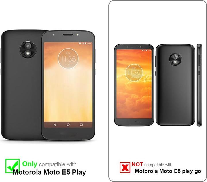 Produktbild Cadorabo Book Invisible Magnet Cover (Motorola Moto E5 Play)