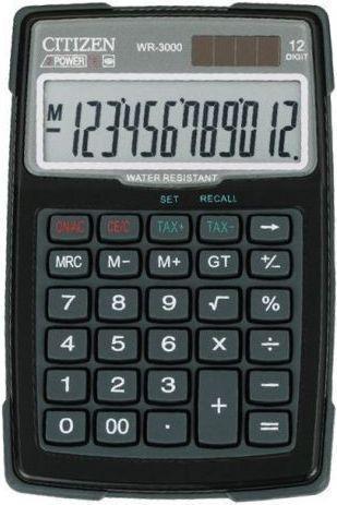 Actual product image Citizen Calculator WR 3000 (Solar cells)
