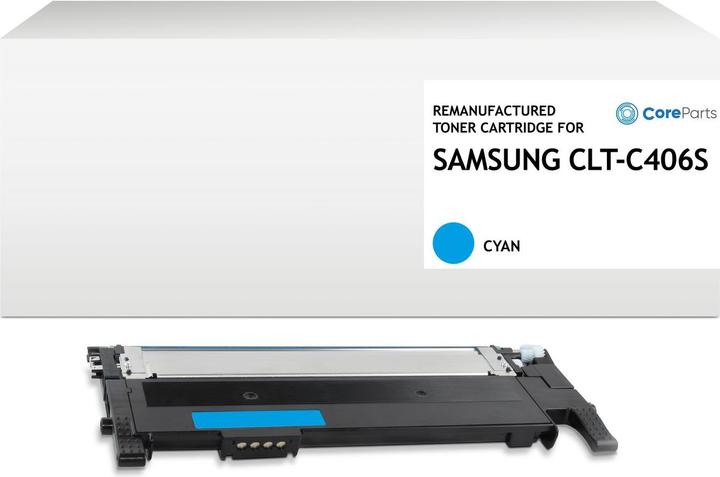Produktbild CoreParts Lasertoner for Samsung Cyan