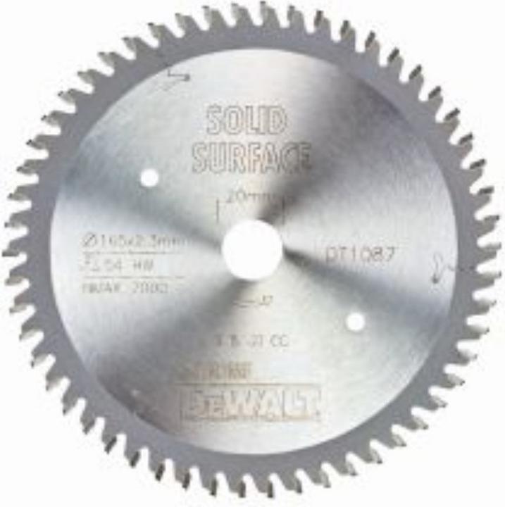 Image du produit DeWalt TRESPA EXTREME KSB 165x20x2.3 54ZHW DT1087