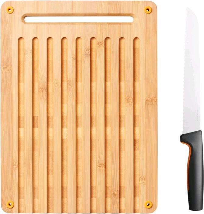 Immagine prodotto Fiskars Set di taglieri e coltelli da pane Functional Form