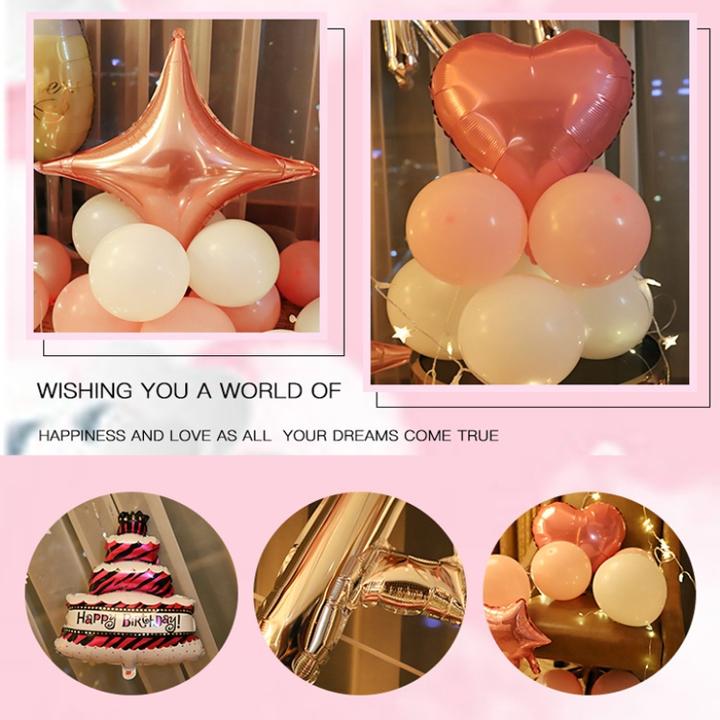 Immagine prodotto Ueli Express 122 palloncini rosa Happy Birthday in 1 Mega Set