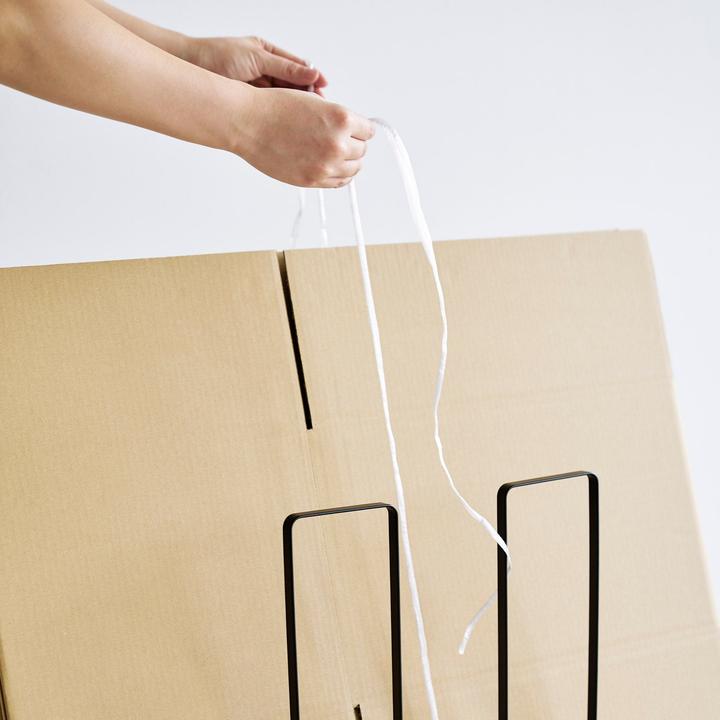 Actual product image Yamazaki Cardboard organiser TOWER