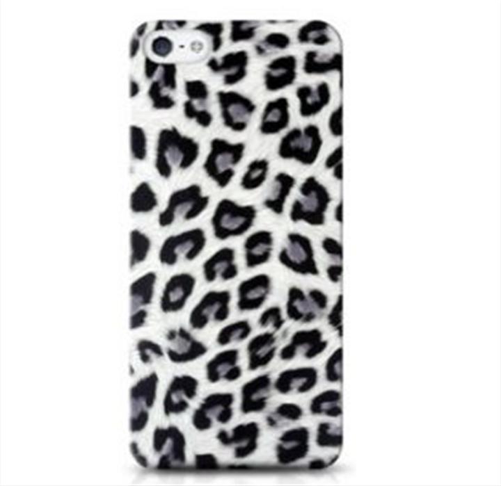 Produktbild Ultra Case Wild Cat Case für iPhone 5/5S/SE Leopardenmuster Weiss/Grau (Apple iPhone 5s, Apple iPhone SE, Apple iPhone 5)