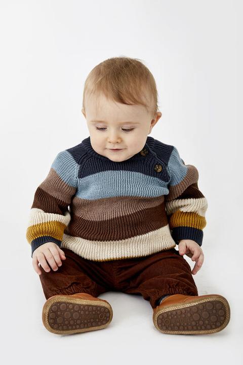 Produktbild Hust and Claire Pullover Palle gestreift Blue Night (110)