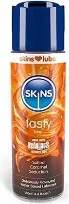 Actual product image Skins Tasty" Salted Caramel Seduction 130ml Natural Flavoured Lube (130 ml)