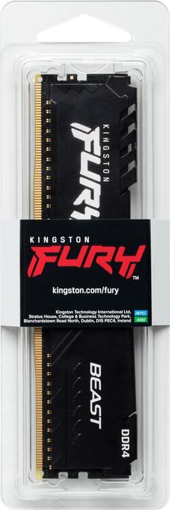 Produktbild Kingston FURY Beast (1 x 32GB, 3600 MHz, DDR4-RAM, DIMM)