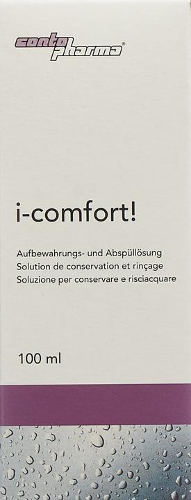 Image du produit Contopharm solution de conservation et de rinçage i-comfort! i-comfort! (Entretien des lentilles dures, 100 ml)