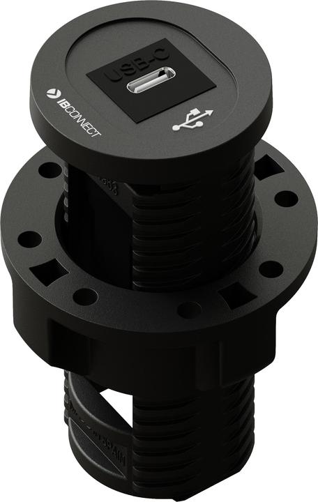Immagine prodotto IB Connect Ciabatta elettrica BIT nera 1x USB-C Data
