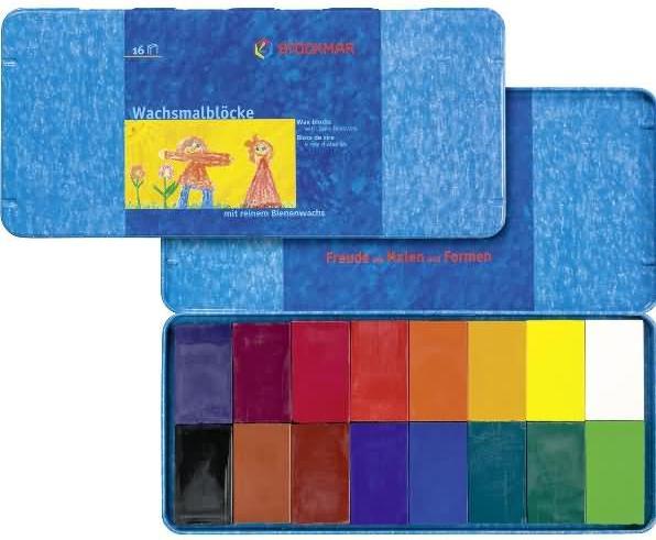 Actual product image Stockmar Wax crayon block (Multicoloured, 16 x)