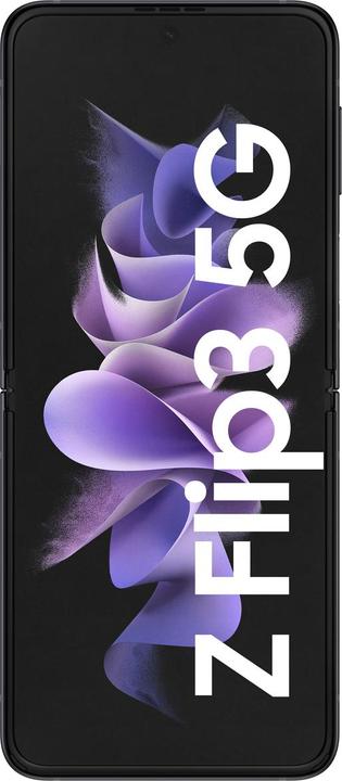 Actual product image Samsung Galaxy Z Flip3 5G EU (128 GB, Phantom Black, 6.70", SIM + eSIM, 12 Mpx, 5G)