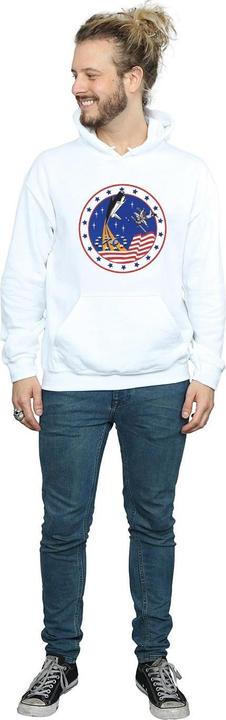 Actual product image Nasa Mens Classic Rocket 76 Hoodie (XL)